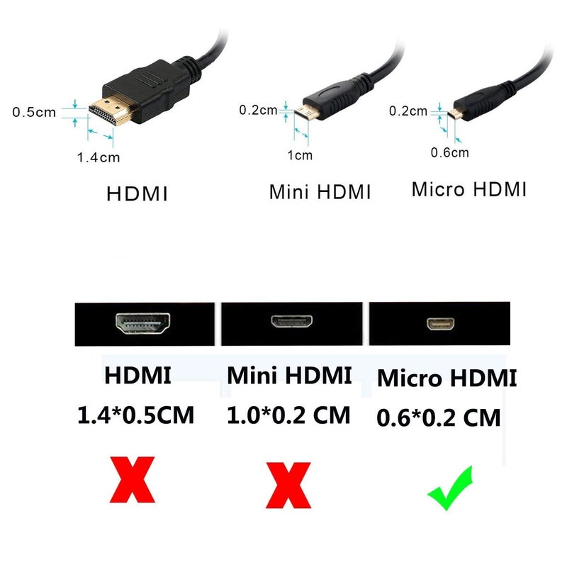 Anbear Micro HDMI to VGA(Male to Female) Video Converter Adapter Gold Plated 1080p with 3.5mm Audio - Image 5